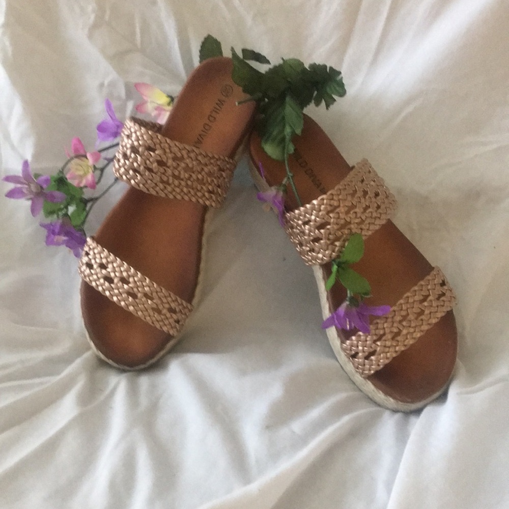 Double Strap Espadrille Flatform